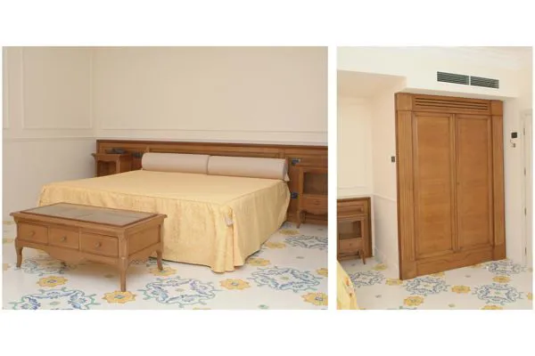 Letto Matrimoniale con Armadio in Nicchia
